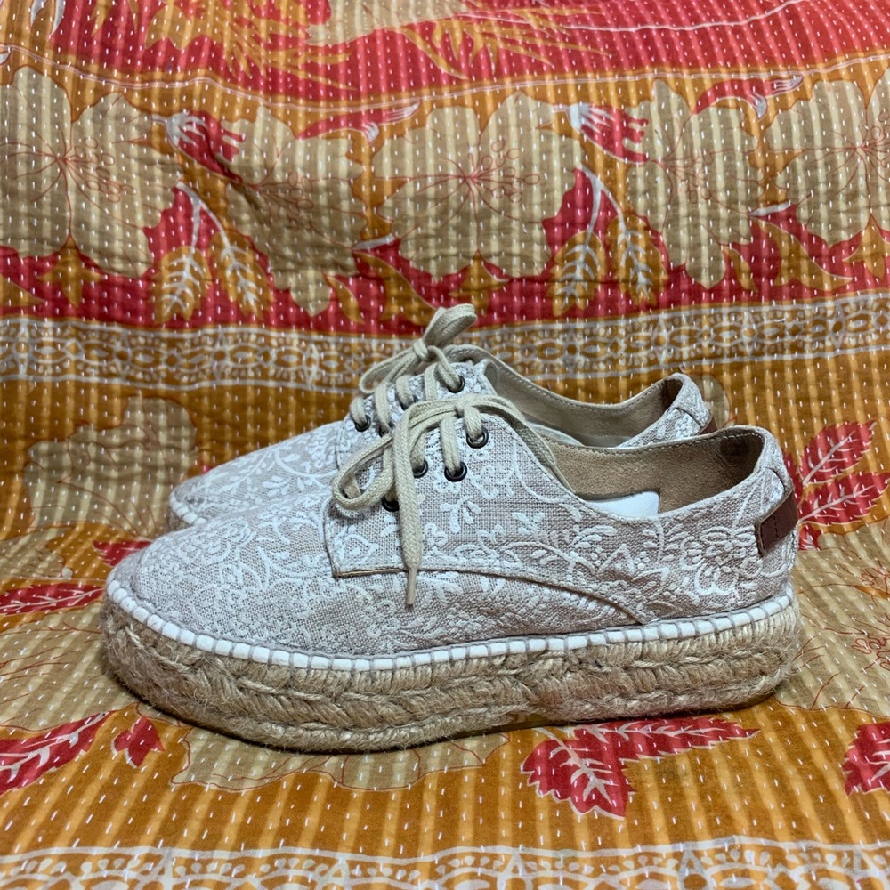 Espadrilles Canvas platform shoes 37